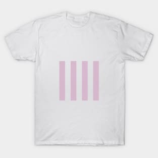 Pale Purple stripes T-Shirt